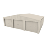 Triple Garage Shed