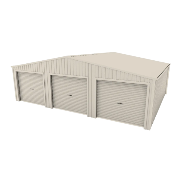 Triple Garage Shed