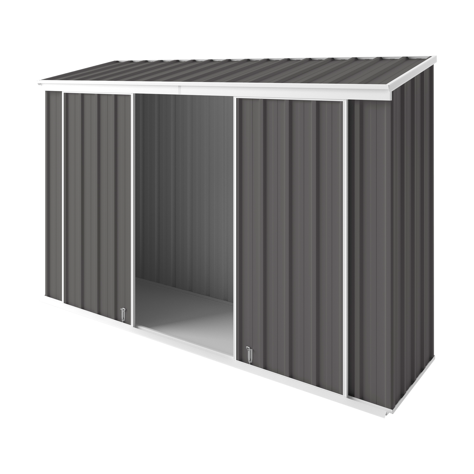 ENSL-D3008-SG.png Narrow Slider Shed 3m x 0.78m - Image 1